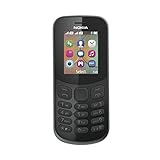 Nokia 130 Mobiltelefon (VGA Kamera, Bluetooth, extra lange Akkulaufzeit, Radio- und MP3 Player, Taschenlampe, Wecker, Dual Sim) schwarz, version 2018 frei für alle Simkarten