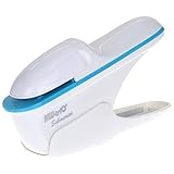 Shulaner Submarine Stapleless Stapler, Environmental Protection Staple Free Stapler, 7 Sheet Capacity (White)