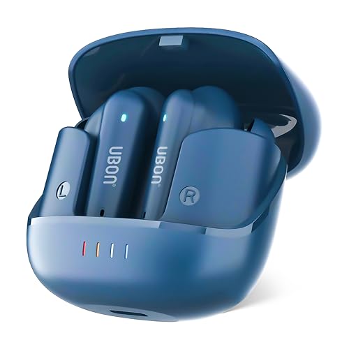 UBON Store UBON Topper J23 TWS Earbuds 40H Playtime Blue - Image 2