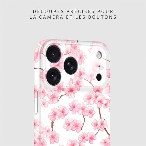 Coque iPhone 17 Pro ONEFLOW fleur de cerisier en plastique rigide - 7