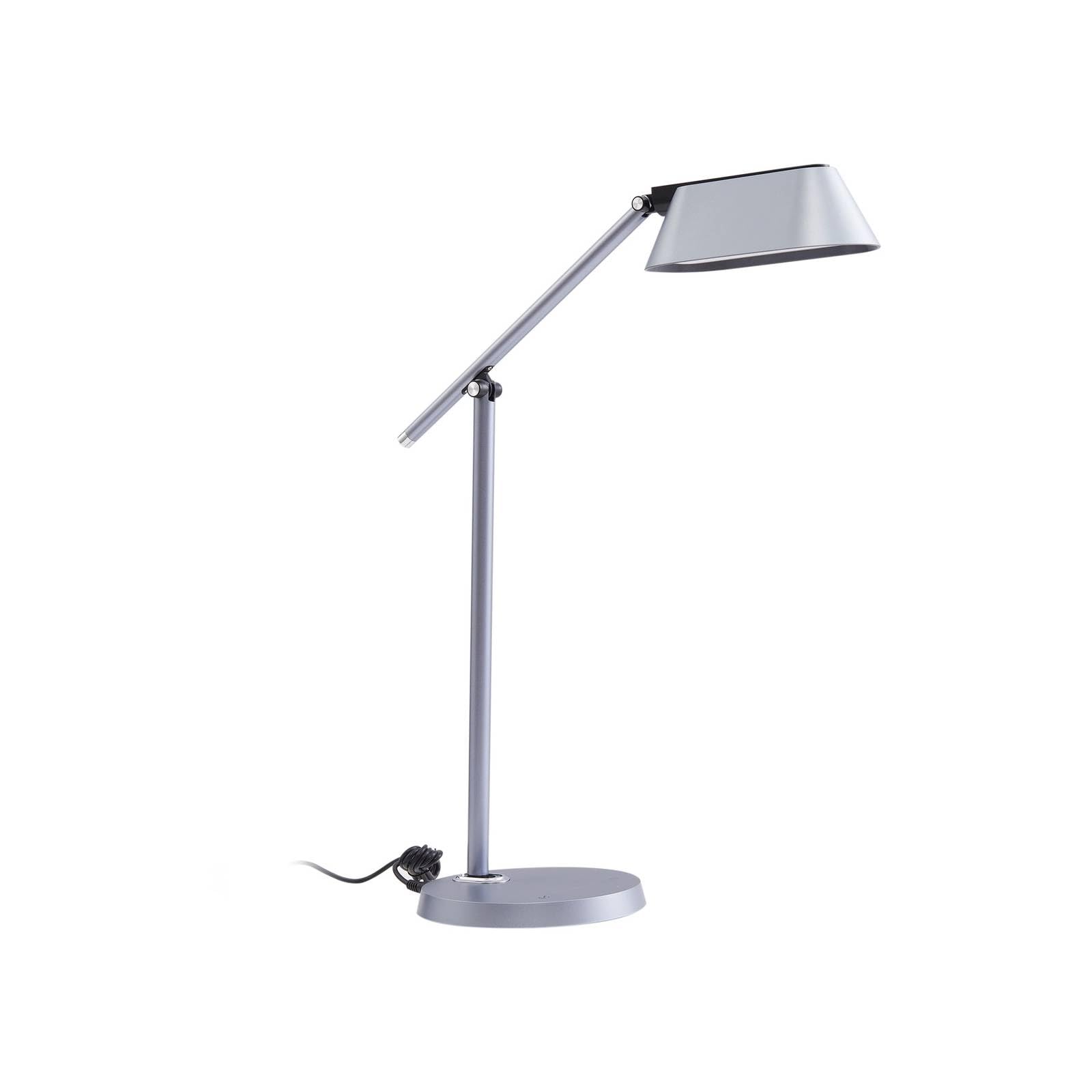 Lindby Lampada da tavolo LED dimmerabile (Moderno) colore Grigio, ad es. Studio & Ufficio lampadina inclusa lampada scrivania a