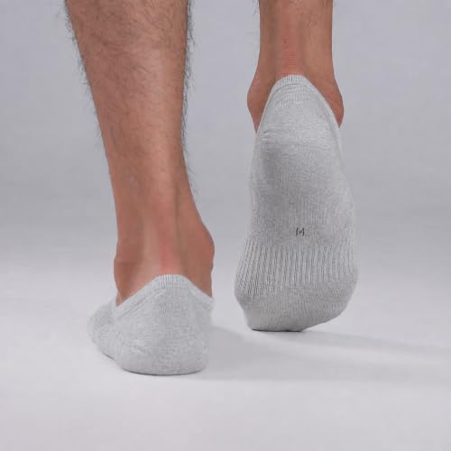 Image of WANDER No Show Socks Mens 7 /8 Pair Cotton Thin Non Slip Low Cut Men Invisible Sock 6-8 /9-11 /12-14