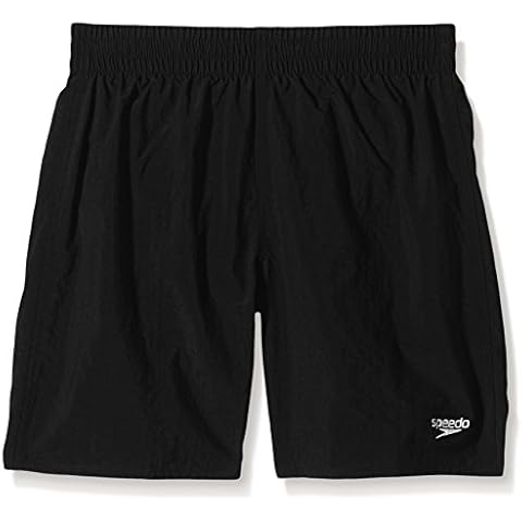 Speedo Jungen Solid Leisure Wassershorts, Schwarz, L Cover