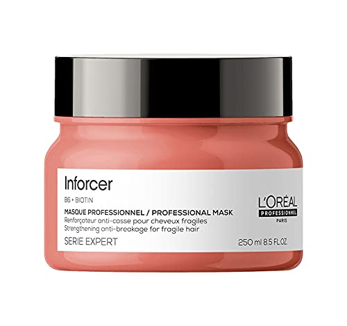L’Oréal Professionnel | Inforcer Mask | Provides Strength and Prevents Breakage| With Biotin & Vitamin B6 | For Long Fragile, Breaking Hair | SERIE EXPERT | 250ml