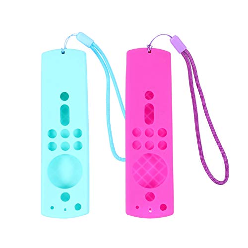 EXCEART 2 Juegos de Funda Protectora para Fire Tv Stick 4K con Mu�equeras Cubierta Remota de Silicona Cubierta Suave a Prueba de Golpes para Fire Tv Stick 4K