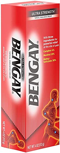 Image of Bengay Ultra Stength Pain Relieving Cream, Non-Greasy-Ultra Strength, 2 pk