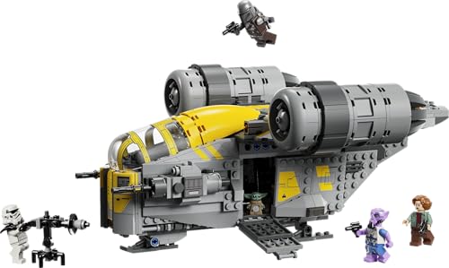 Image of LEGO Star Wars: The Mandalorian and Grogu The Razor Crest - Vehicle Toy Building Set - 75447