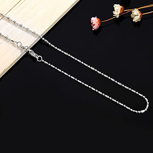 Bijoux mariage collier maillons 2mm mixte de 16 à 30 pouces - 2