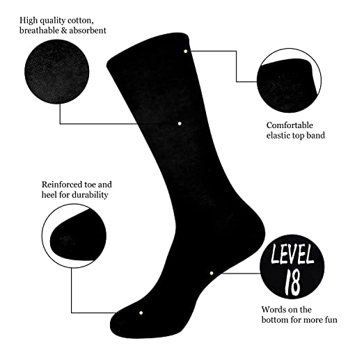 Belloxis Gifts for 10-18 Year Old Boys 12 13 18th Birthday Gifts Gaming Socks for Teen Boys Cool Mens Grip Socks Black4