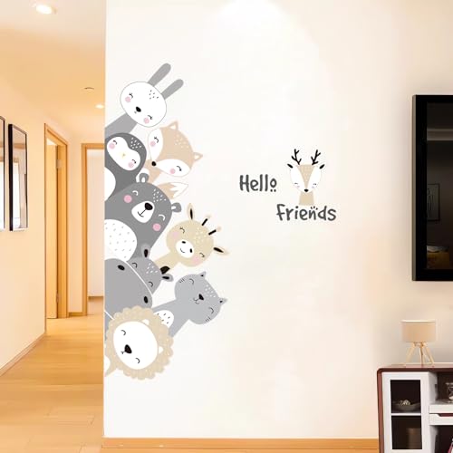 Vinilo decorativo infantil sacinora con animales del bosque miniatura 5