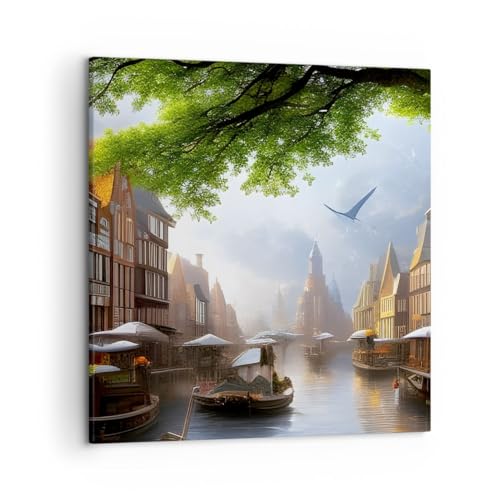 Image tableau decoration murale haut de gamme pour salon impression sur toile 50x50