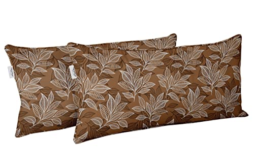 Coussin lombaire imperméable extérieur pour meuble de patio déperlant format rectangulaire