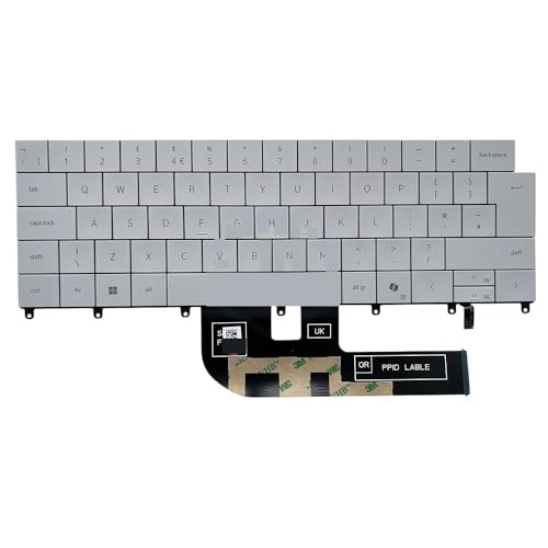 Clavier rétroéclairé US XPS 14 9440.5 2024 P184G de remplacement pour PC portable