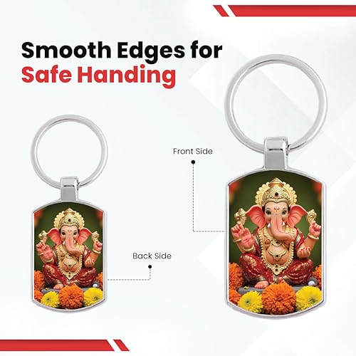 Image of Premium Printed Metal Keychain for Men & Women | High-Definition Artwork Print | Durable Key Ring for Car, Bike, Home & Office Keys | Stylish Decorative Key Holder Gift