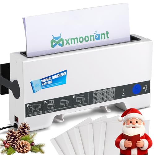 Mxmoonant Thermal Binding Machine, Max.320 Sheets for A4 A5,...