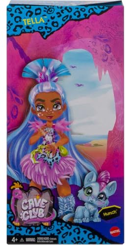 Muñeca Mattel Cave Club Tella con accesorios y mascota miniatura 6
