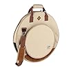 Tama Powerpad TCB22BE Designer Cymbal Bag 22 Inch Beige + Keepdrum Drumsticks #2