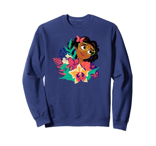 Sweat Disney Encanto Mirabel imprimé fleurs et papillons colorés
