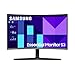 Samsung 27 Zoll Essential S3 S39GD, Full HD (1.920 x 1.080), Computer-Monitor, PC-Bildschirm, 100 Hz, 1800R Curved, Game Mode, Eye Saver Mode, LS27D396GAUXEN