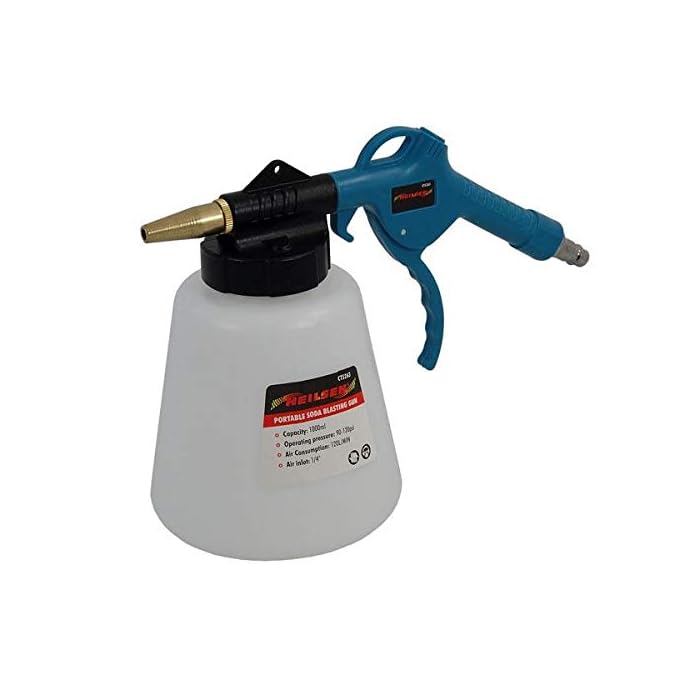 Buy Portable Hand HELD SODA Blasting Gun SODA Blaster for Removal of Paint Mould Carbon Grease