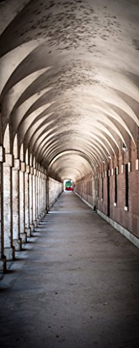 Windowpix Doorpix 32X80 Door Mural Wrap Luster Semi-Gloss Bubble Free Mesmerizing Stone Arched Pathway - Peel And Stick - Easy-To-Clean, Durable #TOP2