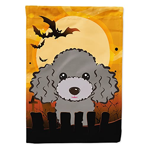 Drapeau Caniche Gris Argenté Halloween pour Rénover sa Déco Extérieure - 2