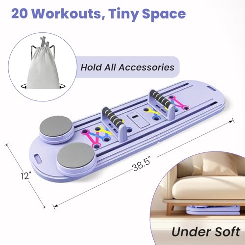 Pnknose Pilates Board-Pilates Reformer Set 6 in 1 Multifunctional Abdominal Pilates Board の商品画像 5