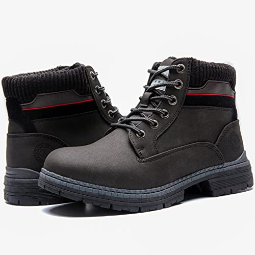Image of ANJOUFEMME Outdoor Hiking Boots for Women Waterproof - Womens Ankle Boots Lightweight Snow Winter Boots for Trekking Walking
