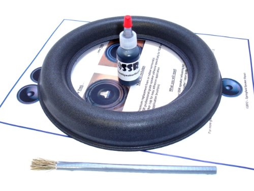 Springfield Speaker 8" Subwoofer Foam Surround Edge Repair Kit - 1 Subwoofer Kit - Compatible With Jl 8W7, Jl Audio 8W7-3, Jl Audio 8W7Ae-3 #TOP26