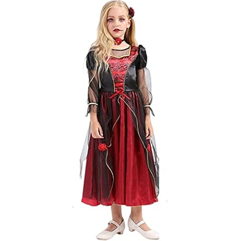 Disfraz de Vampiro SHUOYUE para Niñas con Accesorios Cover