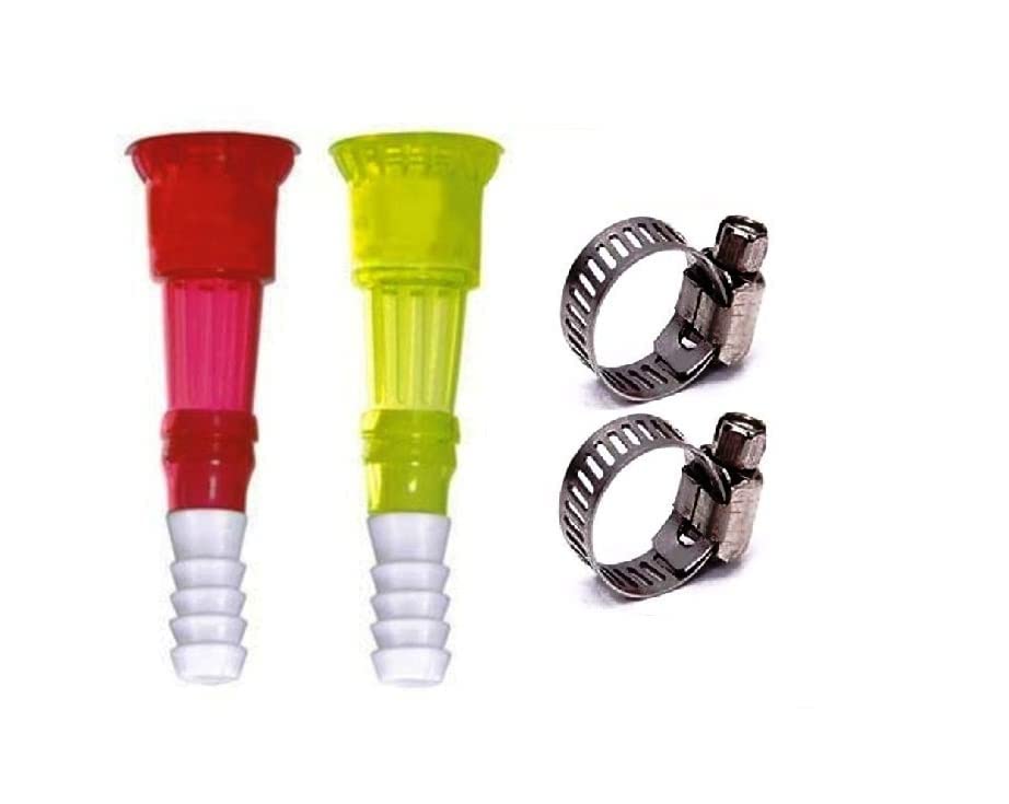New Trend 02 Pcs Toti/Connector/Water Pipe/Tap Pipe Connector For Gardening And Car Washing 1/2 Inch with 02 Clips. (B0B4G3GDSG) Amazon Price History, Amazon Price Tracker