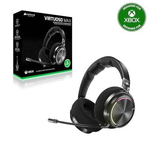 Corsair Virtuoso MAX Wireless Bluetooth Xbox PC Gaming Headset – Black - image 8