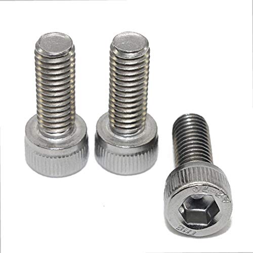 Zylinderschrauben mit Innensechskant - M5x16 - (50 Stück) - DIN 912 (ISO 4762) Zylinderkopfschrauben Edelstahl A2 V2A