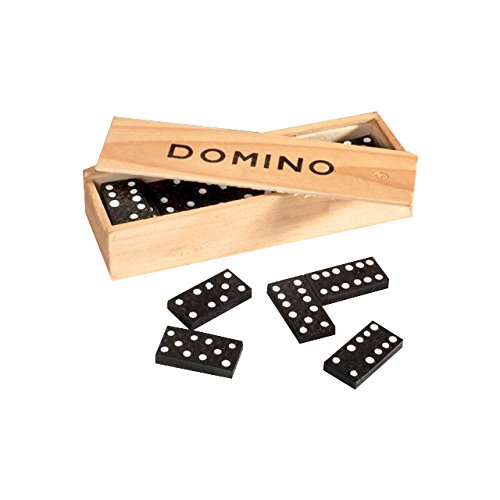 Preisvergleich Produktbild Dominospiel mit 28 Steinen, 160x52x36mm