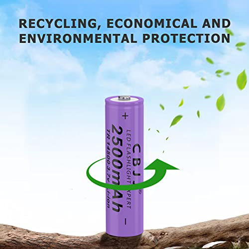 Cbjj 14500 Battery 3.7V Li-Ion Rechargeable Battery thumb #4