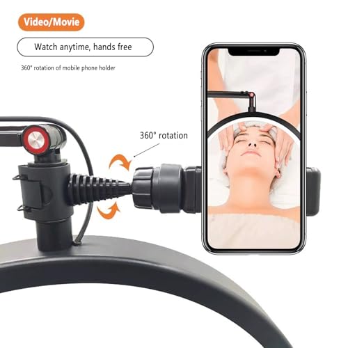 Lámpara de pie led regulable con altura ajustable y control de botón 4