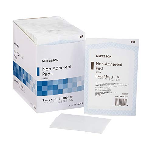 McKesson Sterile Non-Adherent Dressing Rectangle 3 x 4