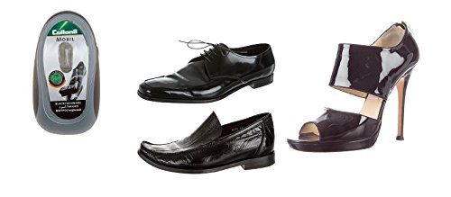 Collonil Black Leather Shoe Shine Sponge. Produces Glossy Shine. Perfect For Travel. Made In Germany. #TOP5