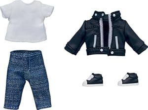 ねんどろいどどーる おようふくセット ライダースジャケット(ブラック)