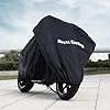 Royal Enfield 1990642 Bike Cover, Water Resistant, Black, Compatible for all the models of Royal Enfield