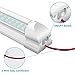 LED Interni Auto，AUDEW 72LEDs 12V 34.5cm Luci per Auto Interni Interruttore Striscia...