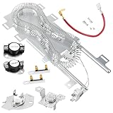 WP8544771 8544771 Dryer Heating Element fit for Maytag-bravos XL Dryer,fit for Whirlpool Duet&Kenmore Elite HE4/HE5 Electric Dryer Heating Element Kit with 3392519 279973 279816 by prime&swift