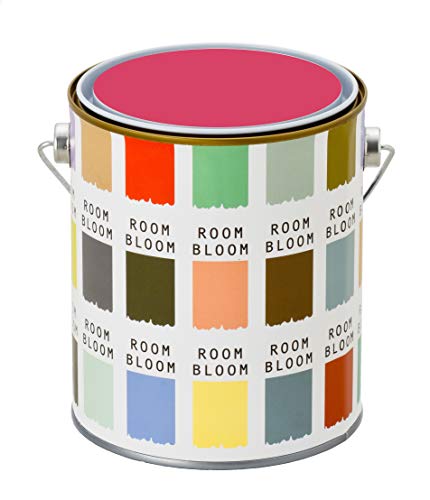 ニッペ 水性塗料(室内 壁用 内装 ペンキ) ROOMBLOOM Matte 1kg カラー:shopping mania(ピンク ショッキングピンク) 日本製 4580535473105