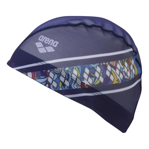 arena(アリーナ) スイムキャップ ユニセックス メッシュキャップ Mサイズ 公式大会可 メッシュ 25SSシーズンデザイン 練習向け AS5SSC50U