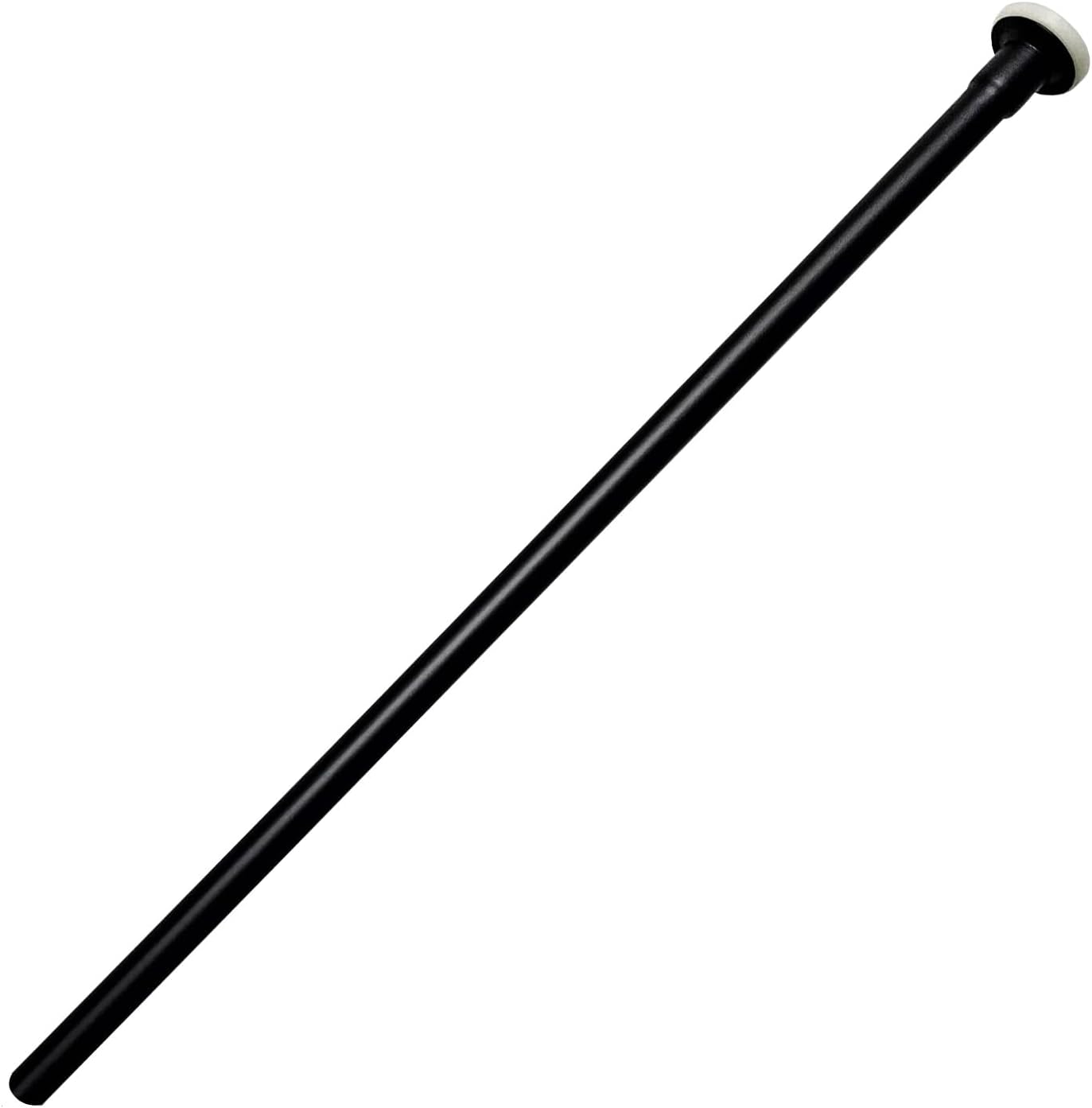 Westbrass D123-2-62 3/8" x 12" Brass Flat Head Toilet Riser Supply Line, Matte Black (2-Pack)