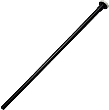Westbrass D123-62 3/8" x 12" Brass Flat Head Toilet Riser Supply Line, Matte Black