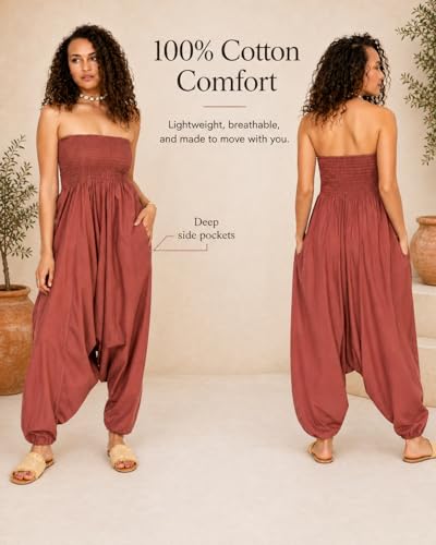 Mono largo bandeau de algodón para tus tardes de verano 4