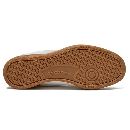 Reebok Club C 85 Mens Tennis Shoes, Casual Fashion White Sneakers for Men, Footwear White/Barely Grey/Gum, 10.5