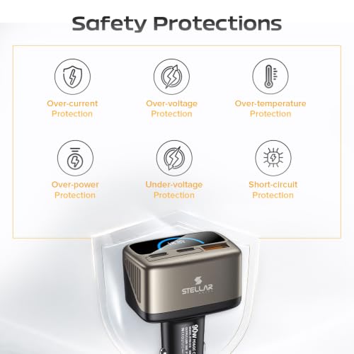 Image of Stellar Drive XC-11 Prime 90W Car Charger