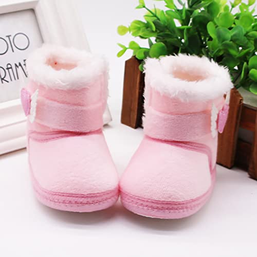 Baby Girls Boys Warm Shoes Soft Slip on Snow Booties Comfortable Boots Warming Fashion ?ings Decoration Shoes4